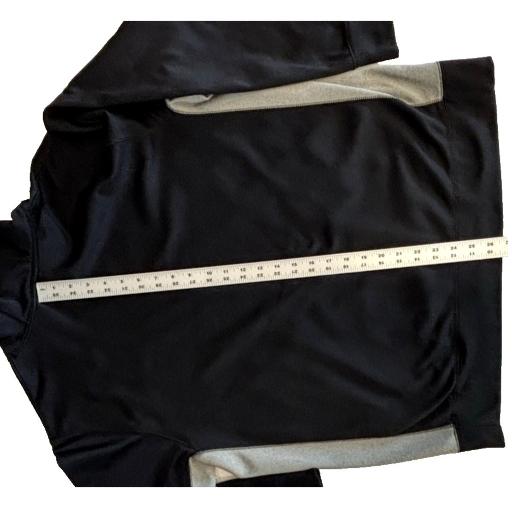 Nike Therma-FIT Mens Hoodie Black Grey Pullover Sweatshirt Large L Training - Picture 9 of 13